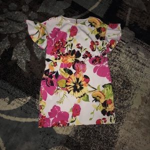 Colorful floral dress